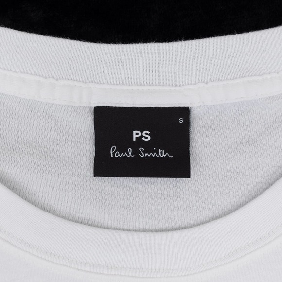 Paul Smith Organic Cotton T-Shirt Men's Small White - Picture 3 of 5